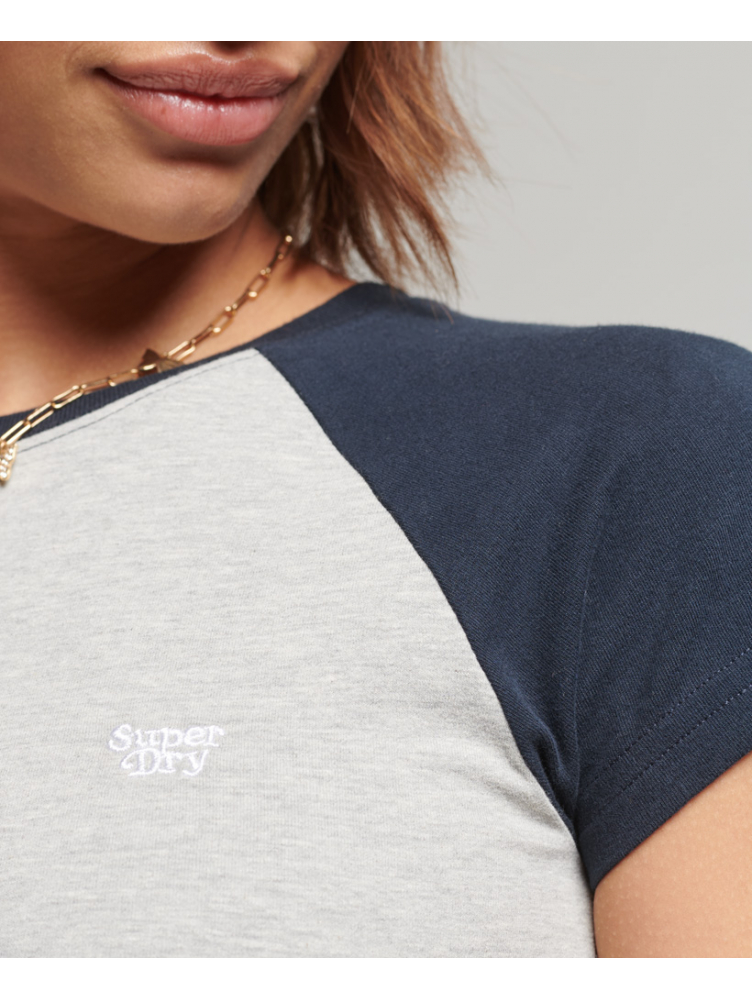 Superdry Womens Vintage Raglan Mini Dress Superdry Womens Vintage Raglan Mini Dress