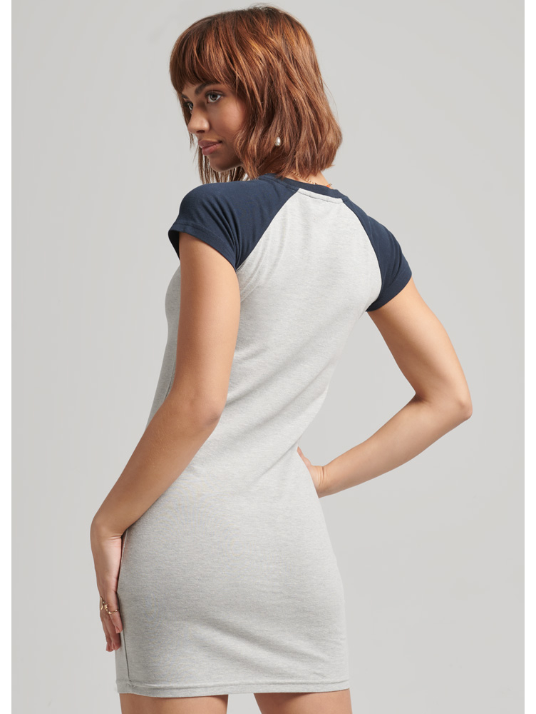 Superdry Womens Vintage Raglan Mini Dress Superdry Womens Vintage Raglan Mini Dress